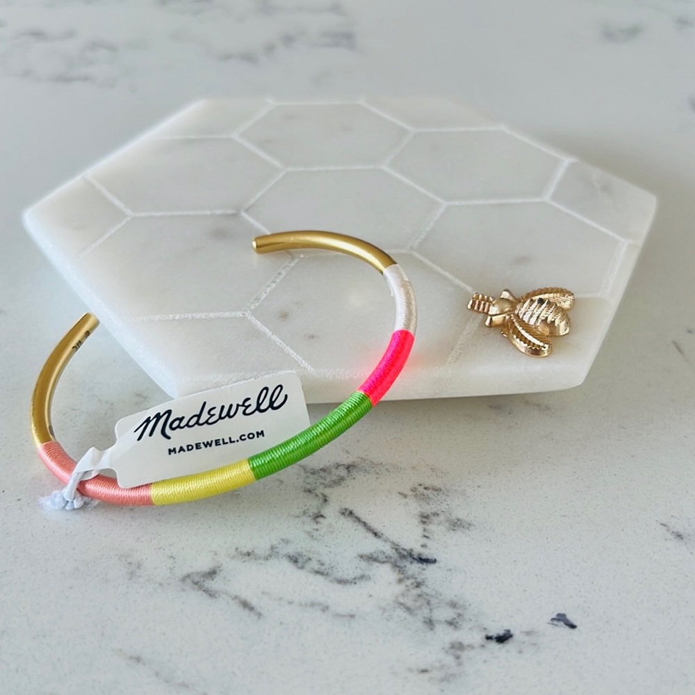 Madewell Neon Wrapped Cuff Bracelet